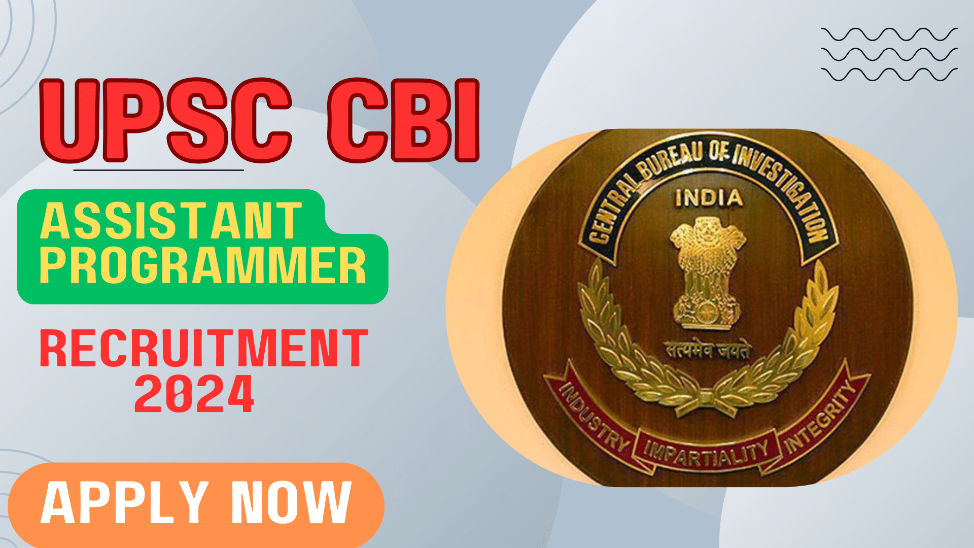 Upsc CBI Assistant Programmer job